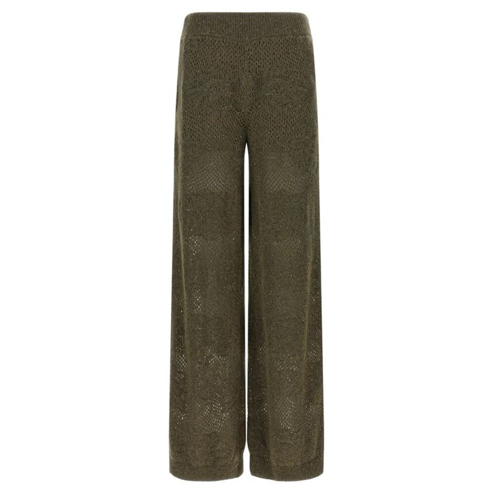 Brunello Cucinelli Bicolor Nylon Casual Women's Pants